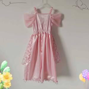 Nouvelle arrivée MS, costume pour enfants, fête de carnaval, cadeau d'anniversaire, jolie robe de princesse rose pour fille - Product Image 4