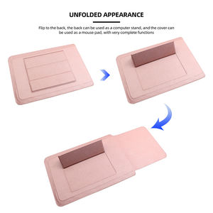 Funda Multifuncional para Portátil con Soporte y Alfombrilla para Ratón, Funda de Cuero Vacuno para MacBook Pro 14 16 - Product Image 4