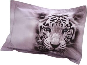 3pcs <span class=keywords><strong>Tiger</strong></span> microfiber Duvet cover <span class=keywords><strong>sets</strong></span> 3D bộ đồ giường đầy đủ/Nữ Hoàng kích thước cho trẻ em nhăn, phai, vết kháng - Product Image 5