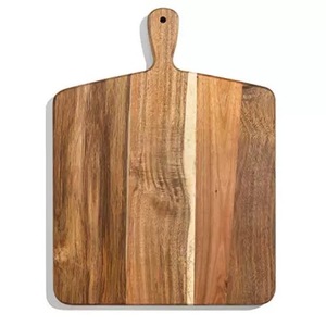 Tabla de cortar rectangular de madera de acacia con asa, tabla de cocina para servir queso y embutidos - Product Image 1