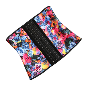 Nanbin phụ nữ của thể thao tráng eo huấn luyện viên Rose in eo Cincher Corset với Tummy kiểm soát và thoáng khí chất liệu cao su - Product Image 6