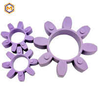 Élément de couplage élastique en caoutchouc de type GR, couleur violette, en forme de prune, amortisseur GR28