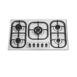 Nouveautés Jiaye JY-S5108, cuisinière à gaz professionnelle à allumage électronique en acier inoxydable, 5 brûleurs, cuisinière à gaz encastrable - Product Image 2