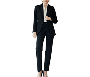 Phụ Nữ Cổ Điển Hai Mảnh Làm Việc Phù Hợp Với Trang Phục Chính Thức Phù Hợp Với Quần Sang Trọng Tốt Nghiệp Cho Phụ Nữ - Product Image 5