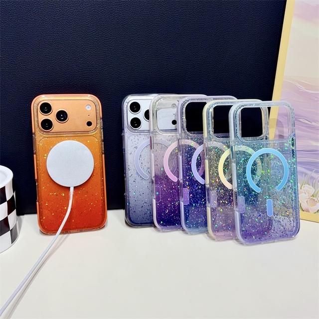 High Quality Gradient IMD Phone Case Strong Magnetic Magnet Shockproof Protective Cover for iPhone 17 17PRO 17 Pro Max