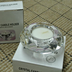 Rõ ràng kim cương Shape pha lê Hàng Mã người giữ ngọn nến MH-TZ0313 - Product Image 3