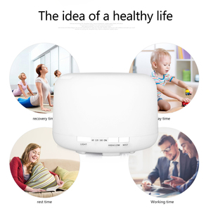 500ml siêu âm hương thơm không khí <span class=keywords><strong>Vaporizer</strong></span> phòng lớn yên tĩnh sương độ ẩm Điều khiển từ xa cho bé nhỏ phòng ngủ - Product Image 4