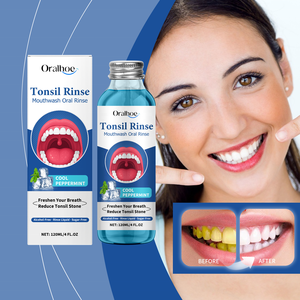 Oralhoe-<span class=keywords><strong>Enjuague</strong></span> <span class=keywords><strong>bucal</strong></span> con sabor a menta de coco <span class=keywords><strong>para</strong></span> un aliento fresco y limpieza gingival <span class=keywords><strong>para</strong></span> viajes - Product Image 2