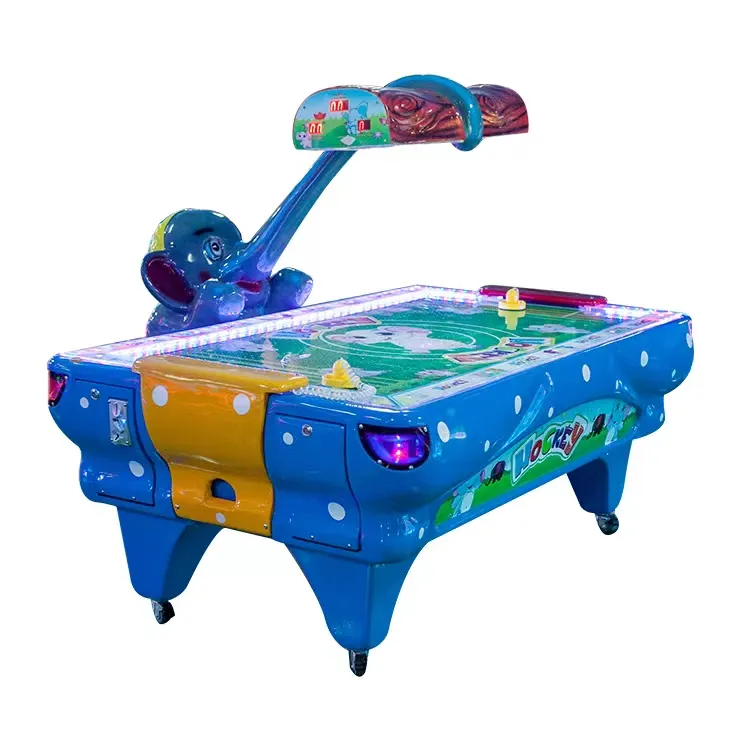 Vendita calda Air Hockey moneta Pusher colorato divertente gioco da tavolo per sala giochi per centri di gioco
