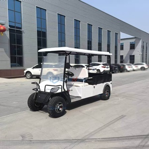 Hot--sale 2 Seaters Golf Buggy Electric White Golf Cart Housekeeping Golf Cart With Cargo <b>Box</b> Closed Truck - Product Image 4
