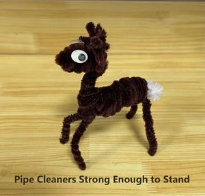 Limpiadores de tuberías de tallos de chenilla personalizados, caja de suministros para manualidades DIY para niños, cajas de madera para manualidades, letreros de pared - Product Image 4