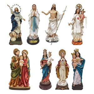 Statuette Religiose Cattoliche in Resina all'Ingrosso: Vergine Maria, <span class=keywords><strong>Assunzione</strong></span>, Lourdes, Cristo, Sacra Famiglia, Cuore Immacolato, Misericordia - Product Image 1