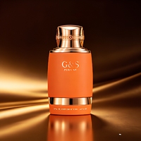 Flacons de parfum carrés en verre de luxe vides 30ml 50ml 100ml transparents or rose personnalisés