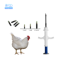 Etiqueta de Vidrio RFID LF para Animales, Microchip Inyectable de 134.2kHz para Clínica Veterinaria, Sistema de Gestión de Registro de Mascotas