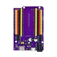 Carte d'extension ESP32S 38 broches violette pour développement IoT NodeMCU-32S LuOS Wi-Fi Port Série USB Type-C/micro USB Contrôle Industriel
