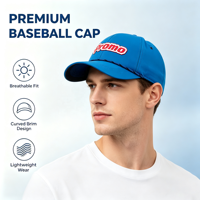 Casquette de baseball structurée à bord incurvé 6 panneaux personnalisée du fabricant avec logo patch TPU