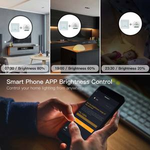 Mini Interruptor Inteligente Moes DIY Tuya ZigBee 3.0, Requiere Hub ZigBee3.0, Funciona con <span class=keywords><strong>Alexa</strong></span> y Google Home, Control por Voz, 1/2 Vías - Product Image 3