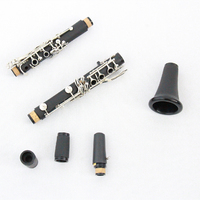 OEM Focustyle Matte BB Bass Clarinet with Bakelite Hard Rubber Body Nickel Silver Keys Barrel 17-Key Woodwind Instrument