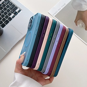 Hai-in-một da-cảm giác bán trong suốt lỗ tốt từ trường hợp đối với <span class=keywords><strong>iPhone</strong></span> 16 15 14 Promax trường hợp khó khăn với ống kính phim - Product Image 4