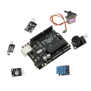 LILYGO TTGO UNO R3 Starterset für Arduin ATmega328P Projektmodul Lehrpaket Mikrocontroller-Entwicklungskabel