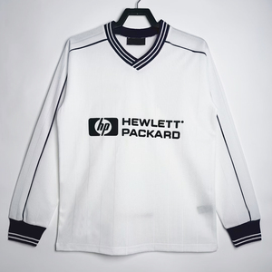 Maillot de football d'été rétro Tottenham domicile 1997/99 à manches longues, uniforme pour les compétitions de clubs européens, séchage rapide - Product Image 1