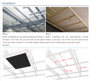 Panneau lumineux LED à fibres optiques DMX WIFI pour plafond, effet ciel étoilé, pour home cinéma et dalles de plafond acoustiques, avec étoiles scintillantes