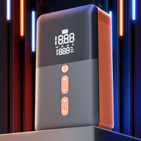 Batterie externe portable 12000mAh, démarreur de secours, compresseur d'air, gonfleur de pneus de voiture avec moniteur de pression des pneus 150psi