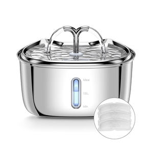 <span class=keywords><strong>Fontaine</strong></span> à eau automatique en acier inoxydable <span class=keywords><strong>pour</strong></span> animaux de compagnie, prix d'usine abordable, <span class=keywords><strong>pour</strong></span> chats, chiens, oiseaux, intérieur, écologique - Product Image 1