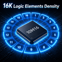 Microcontrolador 10M16SAU169I7G, Circuito Integrado de Montaje Superficial, 81 E/S, Memoria Flash de 320K