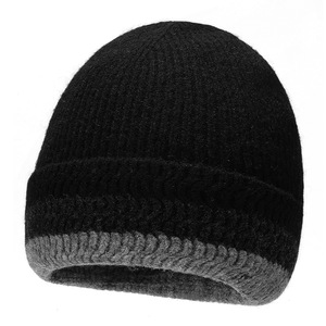 Gorro de Invierno <span class=keywords><strong>para</strong></span> <span class=keywords><strong>Hombre</strong></span>, Tejido Jacquard con Botones, Spandex/Algodón, Cuello Plegable, Tres Colores, Nuevo, Cálido, <span class=keywords><strong>para</strong></span> Clima Frío, Transfronterizo, 48-50cm de Diámetro - Product Image 6