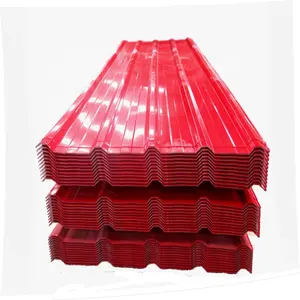 Bangladesch Galvanisiertes Wellblech-Dachwerk Blech Farbe Gummibeschichtete Dachplatten Blechte