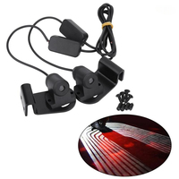Lampe LED pour logo de porte de voiture Projecteur de courtoisie Feux de bienvenue Lampe d'ombre fantôme Accessoires Anti-Collision Ailes d'ange