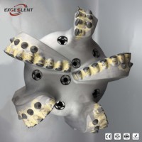 Foret PDC robuste de 14 pouces à 5 lames, haute résistance au ROP et résistant à l'usure, avec coupe en carbure de tungstène
