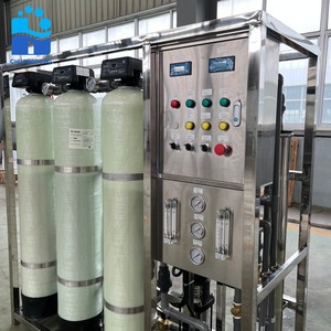 Usine de dessalement 500L/H, système d'osmose inverse, machine de purification d'<span class=keywords><strong>eau</strong></span> domestique et commerciale, pompe PLC, membrane RO, vente mobile - Product Image 4
