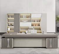 Offre Spéciale de bureau exécutif moderne ensemble de bureaux en forme de L gestionnaire Table en bois MFC postes de travail modulaires pour le bureau à domicile