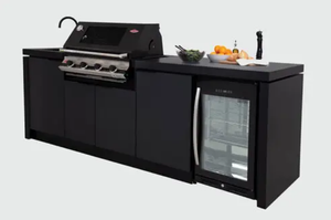 Juego de gabinetes de cocina de metal móvil <span class=keywords><strong>exterior</strong></span> Diseños modernos para exteriores Bbq 304 Gabinetes de fregadero de cocina de acero inoxidable - Product Image 2