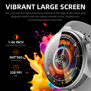 Montre connectée sportive EDS HW7 PRO, écran AMOLED 1,46 pouces, étanche IP68, appels Bluetooth, modes multisports - Product Image 3