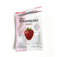Plastiek voedselveilige staande zakjes voor het bewaren van fruit met ziplock sluiting