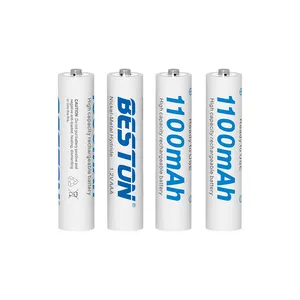 बेस्टन 1.2v aa1100mah या रिचार्जेबल n-mh बैटरी