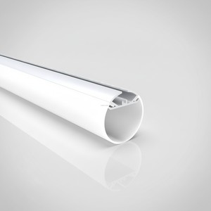 Profilé LED linéaire rond en aluminium argenté, <span class=keywords><strong>tube</strong></span> LED lumineux à 270 degrés avec largeur de circuit imprimé de 20 mm - Product Image 1