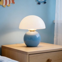Lampe de table USB flexible de style français, couleur crème, pour chambre à coucher, luxe haut de gamme, style Wabi-sabi, ambiance coquille d'œuf