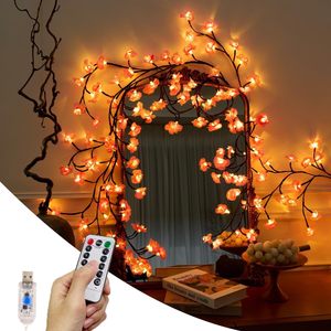 Guirlande lumineuse flexible en forme de cerisier, lumière murale DIY <span class=keywords><strong>pour</strong></span> intérieur, Noël, indice de protection IP65, blanc chaud, lumière d'ambiance <span class=keywords><strong>pour</strong></span> chambre à coucher, tête de lit - Product Image 1