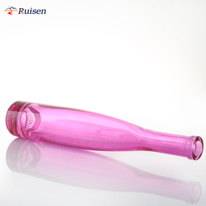 Botella de Vidrio <span class=keywords><strong>Rosa</strong></span> Claro de 500 ml Personalizable, Apta para <span class=keywords><strong>Vodka</strong></span>, con Corcho - Product Image 2