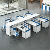 Bureau modulaire de bureau de poste de travail de cabine Bureaux installés pour Call Ceter Furniture Office Table De Bureau Mesa De Escritrio
