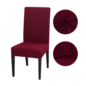 Housses de chaises de salle à manger modernes en Spandex 4 pièces extensibles et amovibles lavables pour la fête à la maison, l'hôtel ou le mariage en stock - Product Image 1