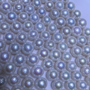 9-13mm tự nhiên nước ngọt ngọc trai vòng cổ lớn Edison gần Vòng cổ trắng Baroque ngọc trai sợi dây - Product Image 4