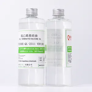 QiangLi化学生産のカスタマイズビニールで終了したシリコーンオイル粘度100〜20000 cst、トリメチルアミンなし