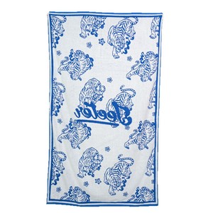 Pure Cotton Beach <b>Towel</b> Yarn Dyed Jacquard <b>Large</b> Size Thickened <b>Bath</b> <b>Towel</b> For Adults Sports Use - Product Image 1