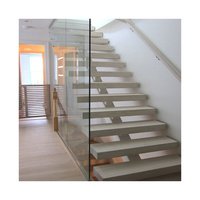 Prime offre spéciale, plancher circulaire élégant en bois pour escalier en marbre