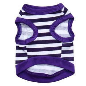 Venta al por mayor XS tamaño ropa <span class=keywords><strong>de</strong></span> algodón para perros con ojos grandes rayas XS Wag a Tude camiseta verano/primavera estilo <span class=keywords><strong>de</strong></span> dibujos animados <span class=keywords><strong>camisa</strong></span> para perros - Product Image 5